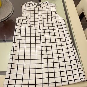 Black and white dress